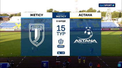 Шолу І Обзор І Жетісу - Астана І ҚПЛ І XV тур