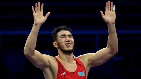 Ризабек Айтмухан (97 кг) вышел в финал чемпионата мира по борьбе до 23 лет 2024 года