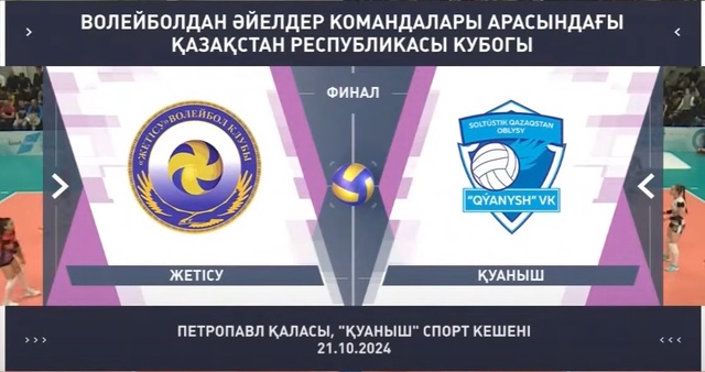 Обзор | Жетысу - Куаныш | Волейбол | Финал | Кубок Казахстана