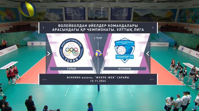 Обзор | Туран - Куаныш | Волейбол | Национальная лига | Женщины