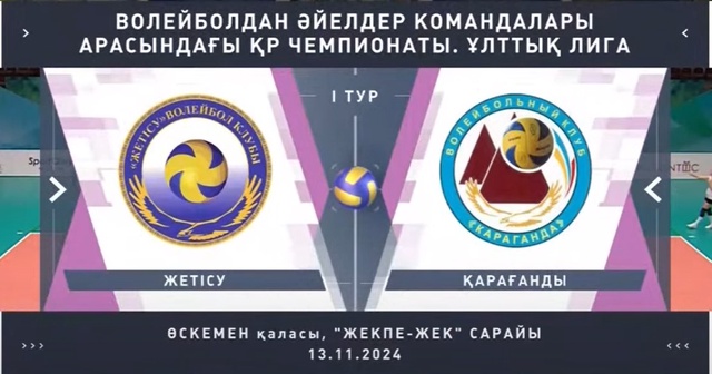 Обзор | Жетысу - Карганды | Волейбол | Национальная лига | Женщины