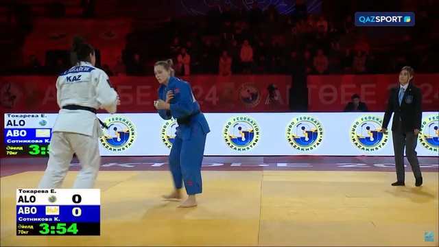 Е.Токарева - К.Сотникова | Дзюдо | Чемпионат Казахстана | Финал