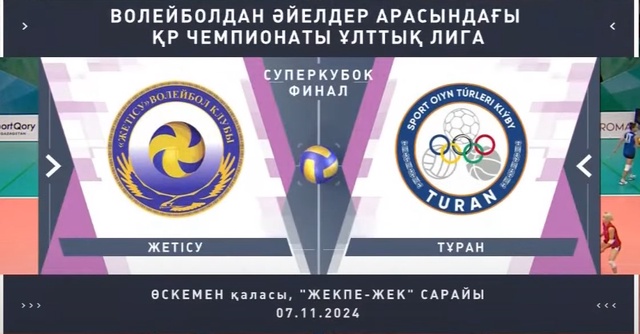 Обзор | Жетысу - Туран | Волейбол | Национальная лига | Женщины