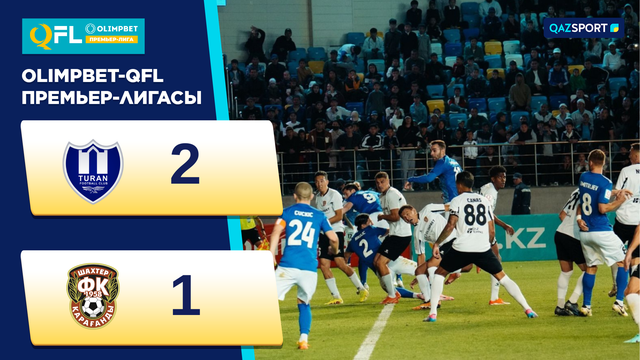 Обзор | Туран – Шахтер - 2:1 | Olimpbet QFL Премьер-Лигасы | ХХ тур