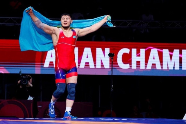 Азамат Даулетбеков - Шерзод Пойонов | Вольная борьба | 92 кг | Чемпионат Азии | 3-е место