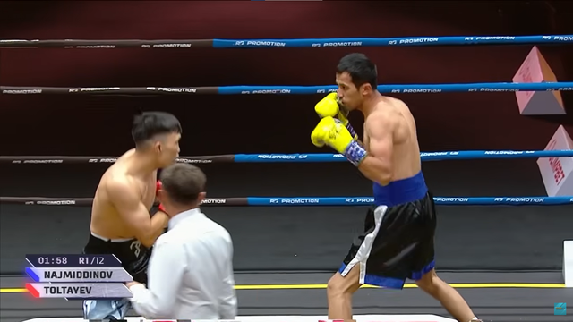 Саматали Толтаев — Абдулазизбек Нажмиддинов | Профессиональный бокс | UBO World Title Fight