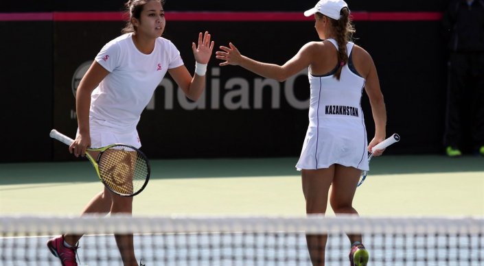 Зарина Дияс и Юлия Путинцева успешно стартовали в парном разряде Australian Open