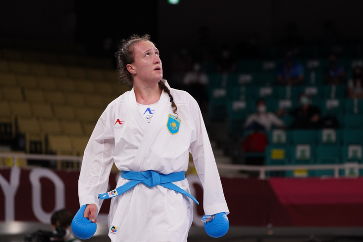 Софья Берульцева және Нұрқанат Әжіханов каратэден әлем чемпионатының қола жүлдегерлері