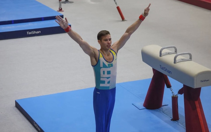 Нариман Құрбанов FIG World Challenge Cup турнирінде ат снарядындағы жаттығуда алтын медальға ие болды