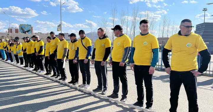Оралда арқан тартыстан Қазақстан Республикасының рекорды орнатылды